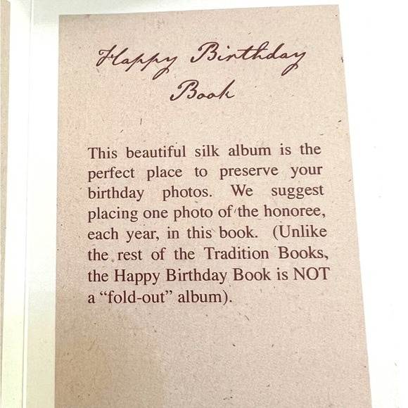 HAPPY BIRTHDAY GIFT CAKE BOOK BIRTHDAY SCARPBOOK ALBUM NOTEBOOK PHOTO JOURNAL - Picture 8 of 10